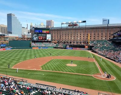 Oriole Park at Camden Yards in Baltimore Maryland Camden Yards Baltimore, Baltimore Orioles Stadium, Baltimore Trip, Camden Yards, Pennsylvania Travel, Charm City, Amazing Places On Earth, Football Stadiums, Baltimore Maryland