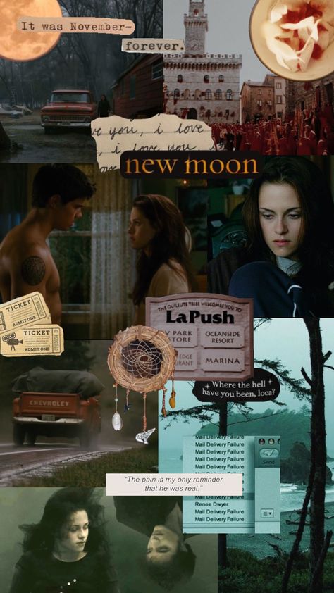 Twilight new moon Twilight New Moon Aesthetic Wallpaper, New Moon Twilight Aesthetic, New Moon Aesthetic Twilight, Twilight Movie Aesthetic, Twilight New Moon Aesthetic, Bella New Moon, Twilight Aesthetic Wallpaper, New Moon Twilight, Moon Core