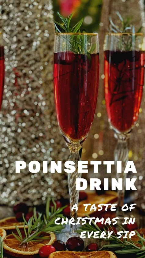 Looking for a signature cocktail for a holiday party? Embrace the spirit of the holidays with this enchanting poinsettia drink. Infused with the essence of Christmas, it's a delightful treat for any festive gathering. Poinsettia Drink, Dinner Ideas Instant Pot, Poinsettia Cocktail, Pure Cranberry Juice, Carb Friendly Recipes, Christmas Champagne, Birthday Teen, Cranberry Juice Cocktail, Jell O Shots