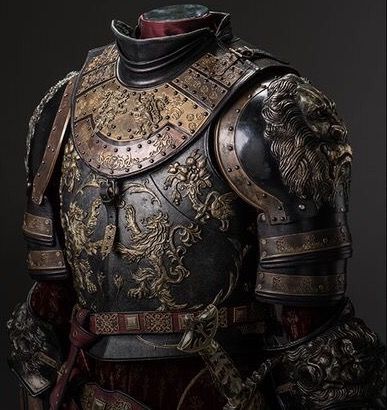 Gorget Armor, Tywin Lannister, History Aesthetic, Costume Armour, Crusader Knight, Armor Clothing, Historical Armor, Leather Armor, Knight Armor