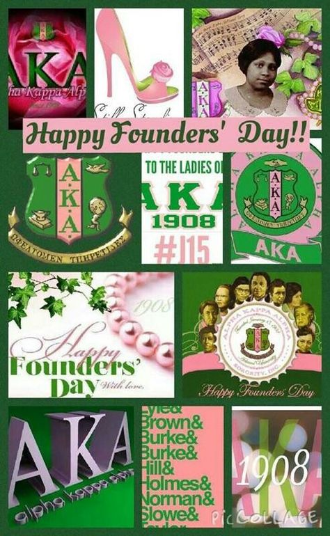 Happy Founders' Day!  #AKA #AKA1908 #AKA107 Alpha Kappa Alpha Founders, Alpha Kappa Alpha Shirt, Aka Founders, Aka Apparel, Sorority Paraphernalia, Happy Founders Day, Aka Sorority Gifts, Sorority Quotes, Kappa Alpha Psi Fraternity