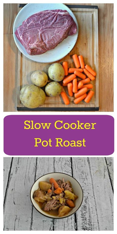 Slow Cooker Pot Roast Slower Cooker Pot Roast, Slow Cooker Beef Recipes Crockpot Meals, Crockpot Meals Roast, Savory Pot Roast Crockpot, Picnic Roast Recipes Slow Cooker, Blade Roast Slow Cooker, Slow Cooker Beef Roast, Roast With Potatoes And Carrots, Pot Roast With Potatoes