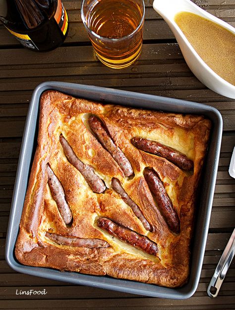 Toad in the Hole with Easy Onion Gravy | an English Classic