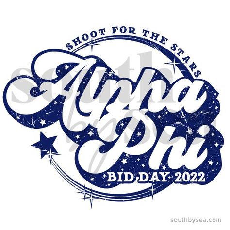 Written In The Stars Bid Day, Space Sorority Theme, Chi Omega Shirts Design, Dance Shirts Ideas, New Student Orientation, Sorority Themes, Student Orientation, Greek Letter Shirts, Space Sky