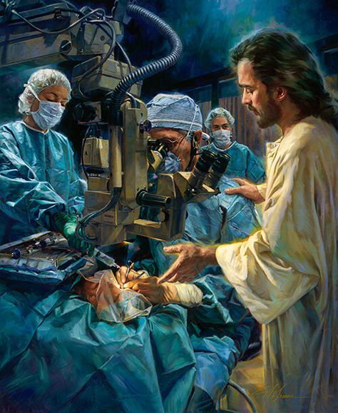 Medical Collection — Nathan Greene Studio Be Thou My Vision, Eye Surgeon, Hands Drawing, Christian Art Print, Jesus Drawings, Nurse Art, Jesus Artwork, Pictures Of Christ, Medical School Inspiration