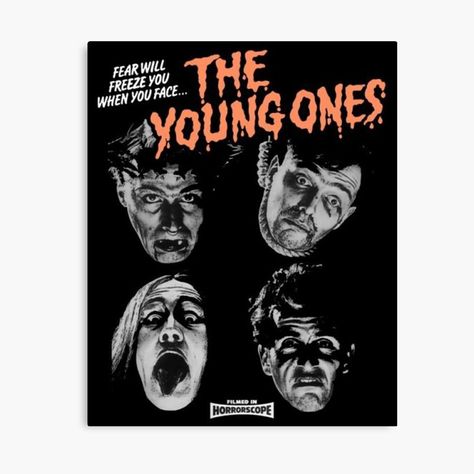 Get my art printed on awesome products. Support me at Redbubble #RBandME: https://www.redbubble.com/shop/p/36554573.5Y5V7?asc=u English Comedy, Rik Mayall, The Young Ones, British Comedy, First Tv, First Halloween, Tv Episodes, Old Tv, Classic Tv