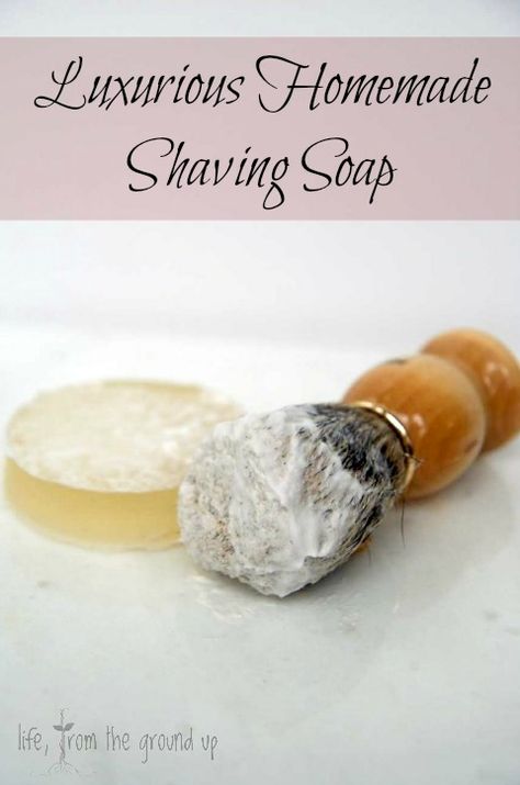 Try this easy homemade shaving soap and change your shaving routine forever! Soap Business, Savon Diy, Easy Soap Recipes, Diy Soaps, Homemade Items, Diy Lotion, Natural Beauty Diy, Bay Rum, Soap Recipe