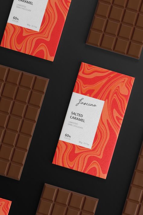 Visual Identity design and packaging for chocolate company with illustrations Packaging For Chocolate, Chocolate Branding, Chocolate Logo, Chocolate Packaging Design, Chocolate Photos, Chocolate Company, Chocolate Brands, Artisan Chocolate, Visual Identity Design