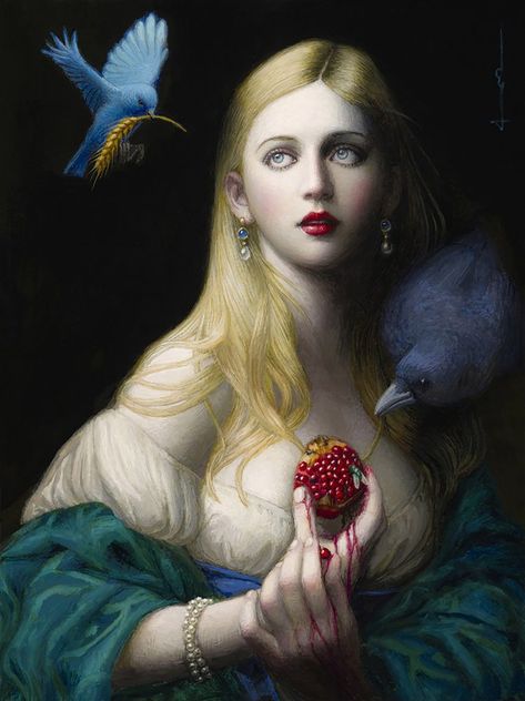 Expressive Paintings by Chie Yoshii – Inspiration Grid | Design Inspiration Persephone Art, Galleria D'arte, Image Chat, Image Nature, Contemporary Art Painting, Images Vintage, Grid Design, Visionary Art, Timeless Art