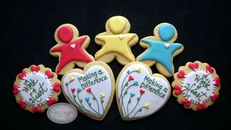 Social Work Month 2018 Social Worker Cookies Decorated, Social Worker Cake, Social Work Party Ideas, Social Worker Graduation Party Ideas, Social Worker Month, Work Appreciation, Social Worker Appreciation, Medical Cookies, Social Work Month