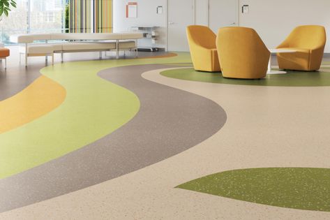 ABPURE Nfuse Rubber Flooring - Azure Magazine | Azure Magazine Healthcare Flooring, School Flooring, School Floor, Healthcare Interior Design, Vinyl Sheet Flooring, Hospital Interior, Kids Flooring, Pvc Flooring, Hospital Interior Design