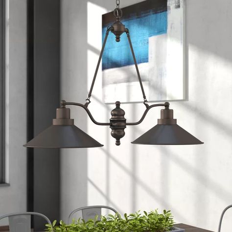 Trent Austin Design Euclid 2-Light Kitchen Island Linear Pendant & Reviews | Wayfair.ca Lake Side, Kitchen Island Pendant, Kitchen Island Linear Pendant, Light Kitchen, Kitchen Models, Austin Design, Kitchen Island Pendants, Table Of Contents, Linear Pendant