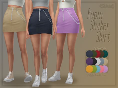 Trillyke - Room Shaker Skirt Intimo Calvin Klein, Pelo Sims, Sims 4 Mm Cc, Sims 4 Teen, Sims 4 Dresses, Sims 4 Mm, The Sims 4 Download, Sims Four, Sims4 Clothes