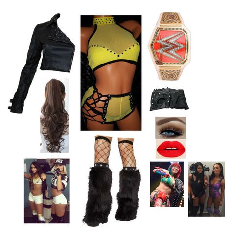 Wwe Gear Ideas, Honeybee Theme, Ring Outfit, Grunge Seattle, Wwe Ring, Wrestling Outfits, Wwe Outfits, Bad Outfits, Random Outfits