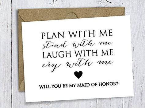 19 Creative Ways to Ask “Will You Be My Maid of Honor?” | TheKnot.com Ways To Ask Bridesmaids, Ask Bridesmaids, Honor Quotes, Bridesmaid Quotes, Bridesmaid Groomsmen Gifts, Made Of Honor, Be My Maid Of Honor, Asking Bridesmaids, Country Theme Wedding