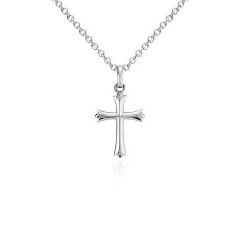 Cross Neckless, Fancy Cross, Silver Bling, Cable Chain Necklace, Sterling Silver Cross Pendant, Cross Chain, Cute Necklace, Cross Jewelry, Blue Nile