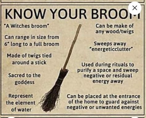 Witch Broom, Goddess Energy, Witch Art, Spiritual Practices, How To Make Your, Ritual, Knowing You, Make Your Own, Witch