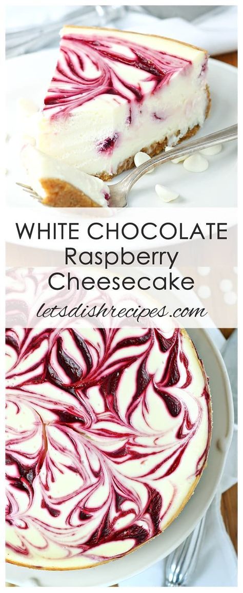 Cheesecake Raspberry, Cheesecake Base, Biscotti Cheesecake, Raspberry Swirl Cheesecake, Delicious Cheesecake Recipes, Dessert Cheesecake, White Chocolate Raspberry Cheesecake, Beaux Desserts, Swirl Cheesecake