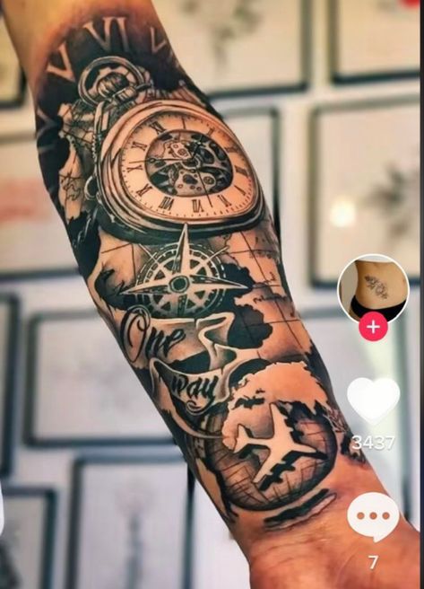 Tattoos Arm Mann, Half Arm Sleeve Tattoo, Lower Arm Tattoos, Quarter Sleeve Tattoos, New Tattoo Designs, Cool Arm Tattoos, Tattoo Inspiration Men, Forearm Sleeve Tattoos, Inspiration Tattoo