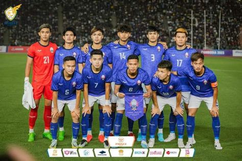 Cambodia footballer Football Cambodia, Football Kits, Taipei, Cambodia, Football, Quick Saves, American Football