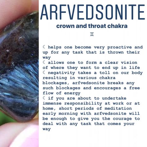 arfvedsonite meaning Arfvedsonite Crystal Meaning, Arfvedsonite Crystal, Crystal Bible, Calming Crystals, Gemstones Chart, Crystal Seashells, Crystal Healing Chart, Crystal Uses, Earth Gift