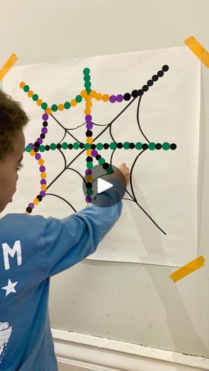 8.9K views · 498 reactions | Did you know you can decorate a spider web using dot stickers? 🕸️🎨 This dot sticker spider web activity is an easy and engaging way for kids to practice fine motor skills and early math skills while decorating their own spooky web. Perfect for Halloween-themed fun! #SpiderWebCraft #DotStickerFun #HalloweenActivities #CreativeKids” | Mandisa | Happy Toddler Playtime Halloween Motor Skills, Halloween Fine Motor Activity, Spider Web Activity, Spider Web Craft, Web Activity, Dot Stickers, Early Math, Fine Motor Activities, Motor Activities