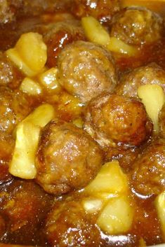 Meatballs Sweet And Sour, Sweet N Sour Meatballs, Pork Menu, Pineapple Meatballs, Sweet Meatballs, Meatballs Recipes, Sweet And Sour Meatballs, Meatball Recipes Easy, Meatball Ingredients