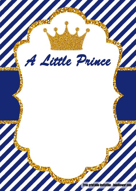 FREE Little Prince Baby Shower Invitations Templates | FREE Printable Baby Shower Invitations Templates Prince Invitation, Prince Birthday Invitations, Baby Shower Invitations Templates, Royal Baby Shower Invitation, Sunflower Baby Shower Invitations, Online Baby Shower Invites, Prince Baby Shower Invitations, Free Baby Shower Invitations, Free Printable Baby Shower Invitations