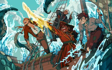 Pirate Crew, Pirate Art, Drawing Inspo, Art References, Art Stuff, Drawing Techniques, Fantasy Character Design, Pretty Art, Some People