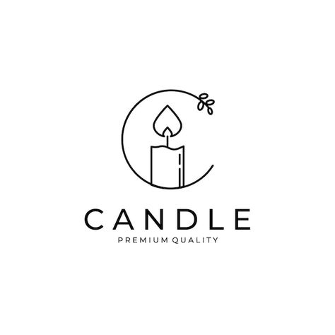 Baking Business Cards, Candles Business, Eye Lash Photography, Candle Logo Design, Logo Line Art, Candle Logo, Logo Sketches, Candle Crafts Diy, Book Logo