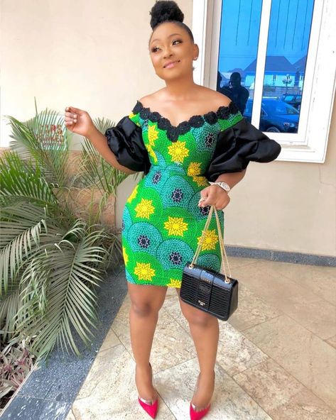 African Short Dresses for Women : Latest African Fashion Styles 2020 Classy Ankara Gown Styles, Ankara Short Gown Dresses, Ankara Styles For Ladies, Short Gown Dress, Ankara Styles For Women, Ankara Short Gown Styles, Ankara Dress Styles, Short African Dresses, Ankara Gown