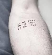 First Born Son Tattoo Ideas, Birthday Date Tattoo, Child Tattoo Ideas For Dad, Child Tattoo Ideas, Birthday Date Tattoos, Son Tattoo Ideas, Child Tattoo, Date Tattoo, Son Tattoo