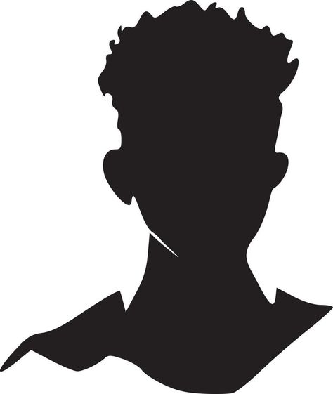 Man Face Silhouette, Silhouette Face, Afro Man, Face Silhouette, Afro Men, Man Vector, Man Face, Rainbow Ribbon, Tree Saw