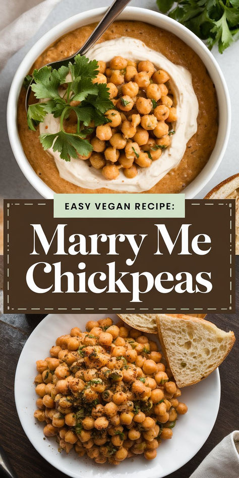 A bowl of Marry Me Chickpeas served as a one-pan vegan dinner, perfect for clean-eating comfort food recipes. Chickpea Main Dish Recipes, Healthy Chickpea Dinner Recipes, Vegan Marry Me Chickpeas, Best Chickpea Recipe, Marry Me Chickpeas Vegan, Heart Healthy Plant Based Recipes, Marry Me Chickpeas, Chickpea Dinner Recipes, Chickpea Recipes Easy