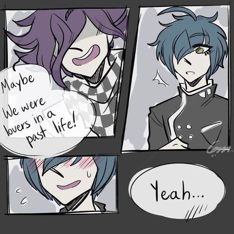 Kokichi Cute, Kiibo X Kokichi, Shuichi X Kokichi, Saihara Shuichi, Danganronpa Ships, New Danganronpa V3, Danganronpa Game, Danganronpa Funny, Danganronpa 1