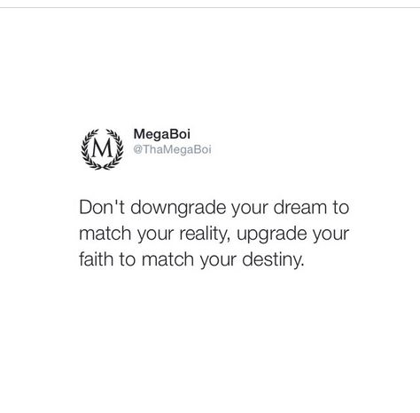 "Don't downgrade your dream to match your reality." Dreams Vs Reality Quotes, Dream Until Its Your Reality Street, Expectation Vs Reality Quotes Life, Dream Until It’s Your Reality, Turn Your Dreams Into Reality, Destiny, Your Dream, Dreaming Of You, Me Quotes