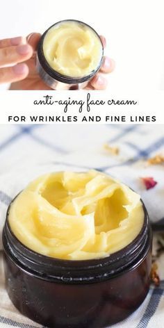 Anti Aging Face Cream Diy, Face Cream Diy, Diy Face Cream, Săpunuri Handmade, Homemade Face Cream, Body Butters Recipe, Diy Anti Aging, Anti Aging Creme, Diy Skin Care Recipes