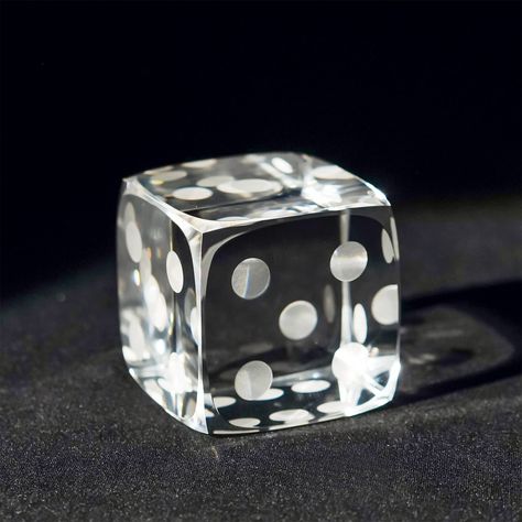 PRICES MAY VARY. Size:2.0L*2.0W*2.0H inches, NW: 400g, Made from premium quality glass with clear smooth cut,no bubbles,no scratches Design - Glass dice paperweight with each side having a different number of spots on it, ranging from one to six Advanced Craft - We use advanced 3D laser technology to etch all related elements into the crystal glass cube, and all of our pattern block dice are handmade, polished and inspected to ensure the highest quality Wide Usage - The glass polyhedral dice mak 3d Dice, Crystal Dice, Art Cube, Glazed Glass, Glass Cube, Polyhedral Dice, Photography Accessories, 3d Laser, Crystal Art