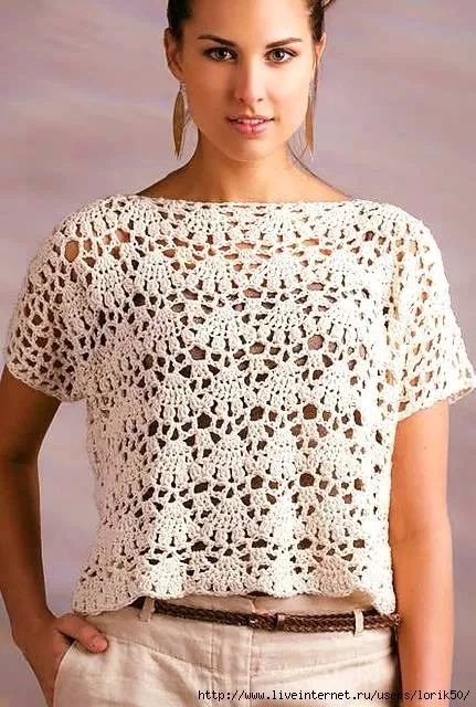 un débardeur simple à faire au crochet - La Grenouille Tricote Lace Top Patterns, Débardeurs Au Crochet, Gilet Crochet, Irish Crochet Dress, Crochet Ladies Tops, Crochet Lace Top, Crochet Dresses, Crochet Amigurumi Free Patterns, Vest Pattern