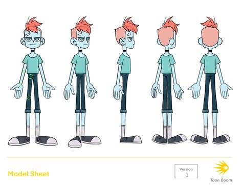 Industry Artist Matt Watts Explains How To Build A Great Rig Using Toon Boom Harmony Cartoon Turnaround Sheet, Cartoon Characters Turnaround, Cartoon Character Turnaround, Toon Boom Harmony Animation, Cartoon Character Model Sheet, Toon Character Design, 2d Turnaround, Cartoon Model Sheet, Cartoon Character Sheet