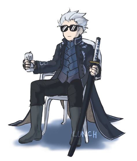 @happydog47؜ on Twitter: "plastic patio chair vergil has been on my mind all day today… " Plastic Chair, Devil May Cry, An Anime, Anime Character, Fanfiction, The Story, Wattpad, Books, Anime