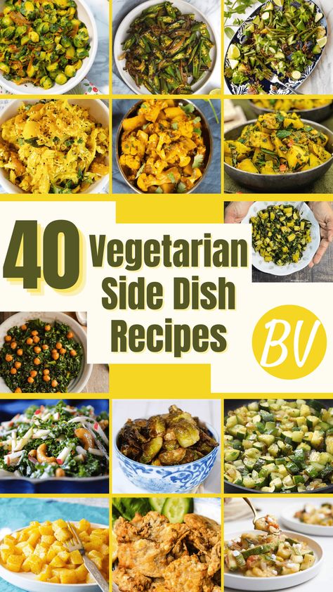 Vegetarian Sides Recipes, South American Vegetable Side Dishes, Indian Sides Vegetable, Easy Indian Curry Recipes Vegetarian, Vegetable Side Dishes Indian, Chinese Veggie Side Dish, Indian Side Dish Recipes, Vegetarian Recipes Side Dishes, Indian Sides Recipes