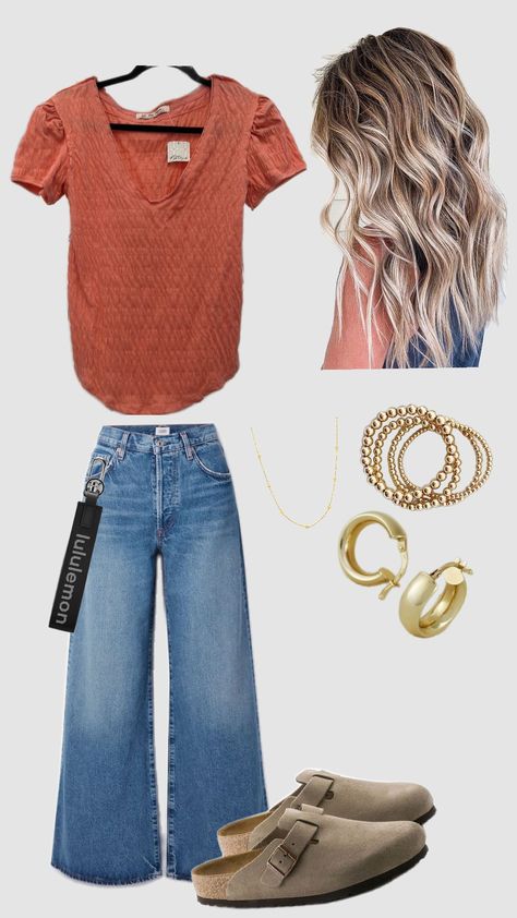 back to school fit Cutest Outfits, Everything Country, Back To School Fits, School Fit, Closet Goals, Teacher Style, Fitness Clothing, Freshman Year, Fall Fits