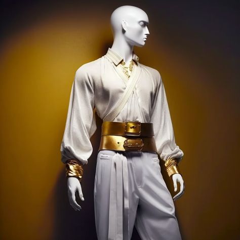 Fantasy Wedding Clothes Male, Suits Fantasy Male, Male Fansty Outfits, Greek God Aesthetic Outfit Male, Fantasy Gala Outfit Male, Sun God Outfit Male, Sun Outfit Aesthetic Male, Greek Men Fashion, Angel Inspired Outfits Male