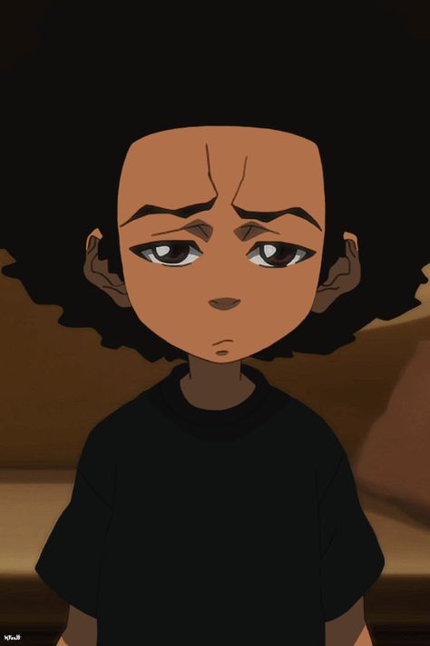 Huey Freeman, The Boondocks, A Black, Hair, Black