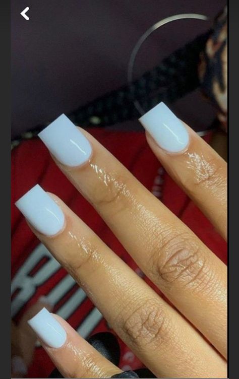 Short And Natural Acrylic Nails, Short Natural Acrylic Nails Square, Nut White Nails Acrylic, Short Simple Acrylic Nails Square, Short White Square Acrylic Nails, Short Simple Nails Acrylic, Short Full Set Nails Acrylics, Basic Short Acrylic Nails, White Nails Short Square