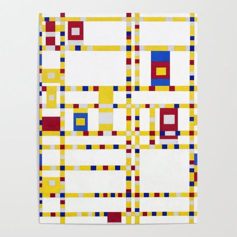 Broadway Boogie Woogie, Oversize Artwork, Boogie Woogie, Powerful Art, Piet Mondrian, Textured Artwork, Stupell Industries, Wall Art Designs, Framed Canvas Prints