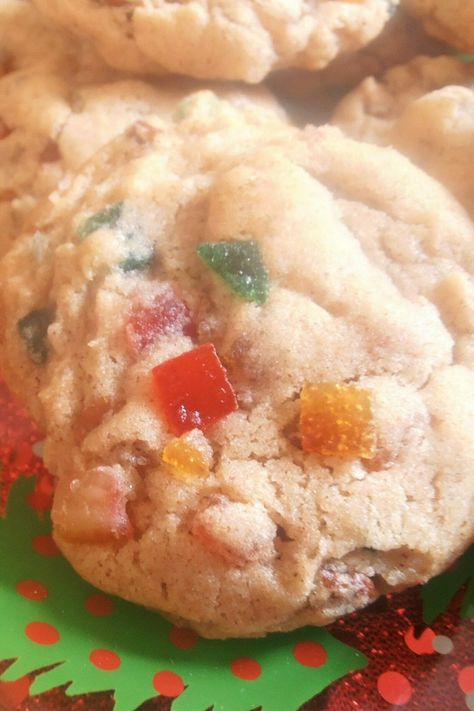 Fruit Cake Cookies Recipe, Fruitcake Cookies, Cake Bars Recipe, Grandma Cookies, Fruit Cake Cookies, Jam Cookies, Cake Bars, Fruit Cake, Cookie Bars