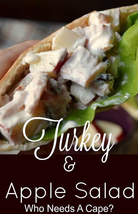 Turkey Apple Salad, Pecan Salad Recipe, Apple Salad Recipe, Turkey Salad Recipe, Turkey Apple, Raspberry Vinaigrette Salad, Salad With Apples, Leftover Thanksgiving, Arugula Salad Recipes