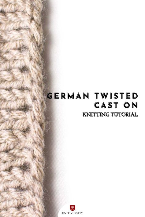 Twisted Rib Stitch, Cast On Knitting, Knitting Hacks, Casting On, Knitting Instructions, Bind Off, Needle Arts, Knit Stitch Patterns, Knitting Tutorial